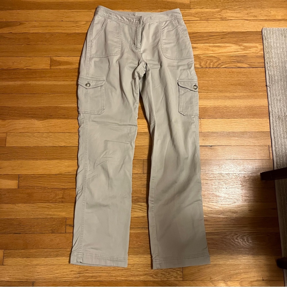 6 Tall L.L. Bean Cargo Pants flannel lined